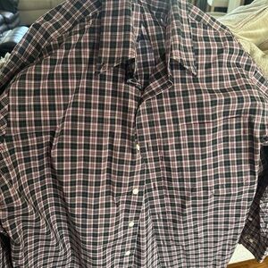 Ralph Lauren plaid button up shirt 16.5 worn 1-2